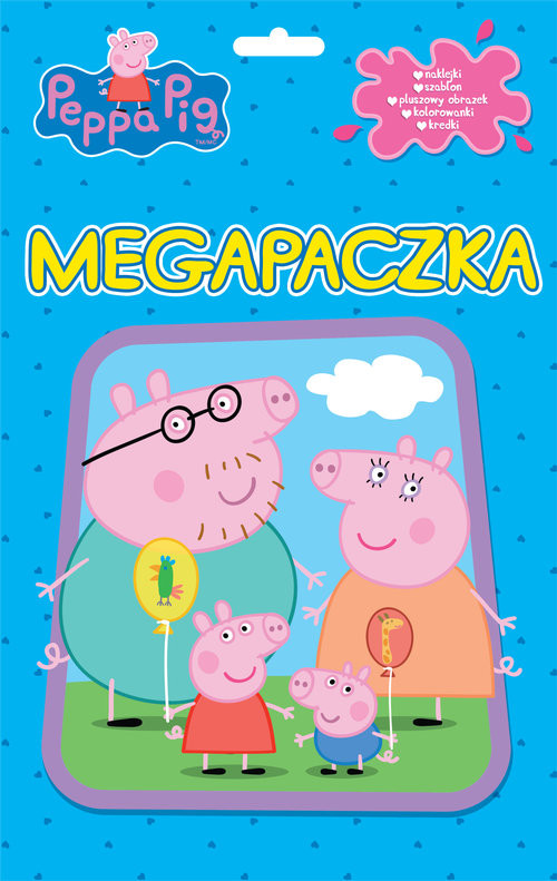 okładka Świnka Peppa Megapaczka część 1 książka