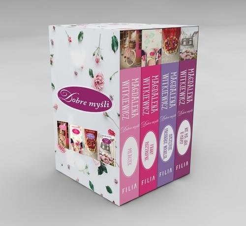 okładka Dobre myśli Milaczek / Panny roztropne / Szczęście pachnące wanilią / Nie ma jak u mamy Pakiet książka | Magdalena Witkiewicz