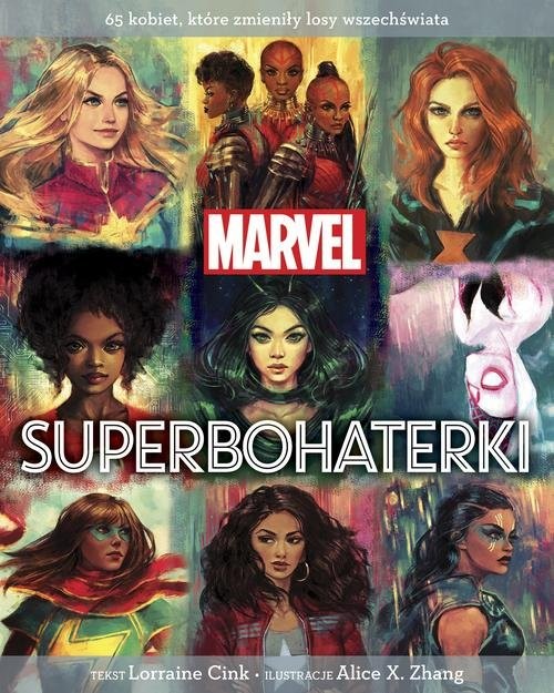 okładka MARVEL Superbohaterki książka
