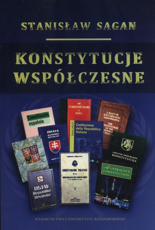 okładka Konstytucje współczesne książka | Sagan Stanisław