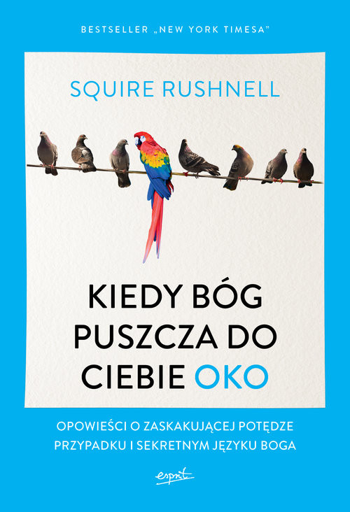 okładka Kiedy Bóg puszcza do ciebie oko Opowieści o zaskakującej potędze przypadku i sekretnym języku Boga książka | SQuire Rushnell