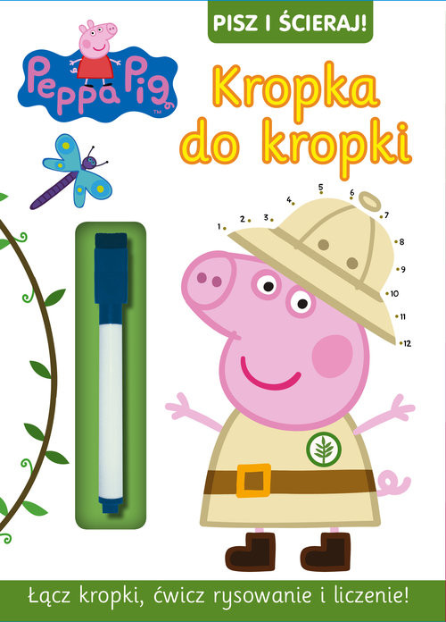 okładka Peppa Pig Pisz i ścieraj nr 7 książka