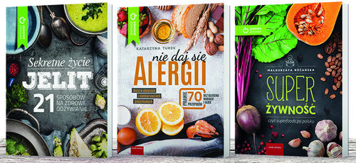 okładka Walka z alergią Pakiet 3 książek książka