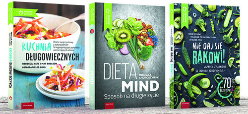 okładka Dieta antynowotworowa komplet 3 książek książka