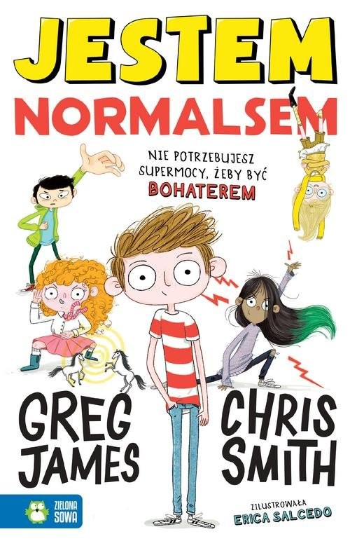 okładka Jestem Normalsem książka | Greg James, Smith Chris