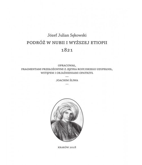 okładka Podróż w Nubii i wyższej Etiopii 1821 książka | Sękowski Józef