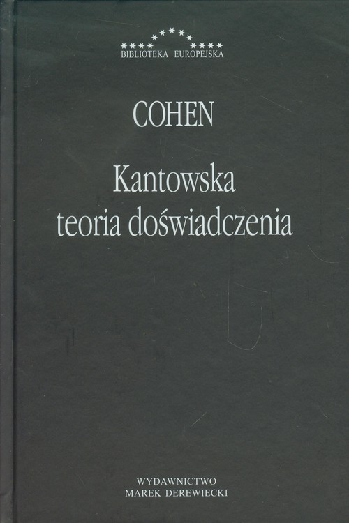 okładka Kantowska teoria doświadczenia książka | Cohen Hermann