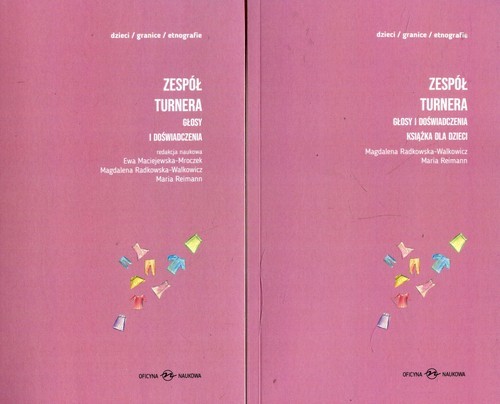 okładka Zespół Turnera Głosy i doświadczenia Książka dla dzieci Tom 1/2 książka