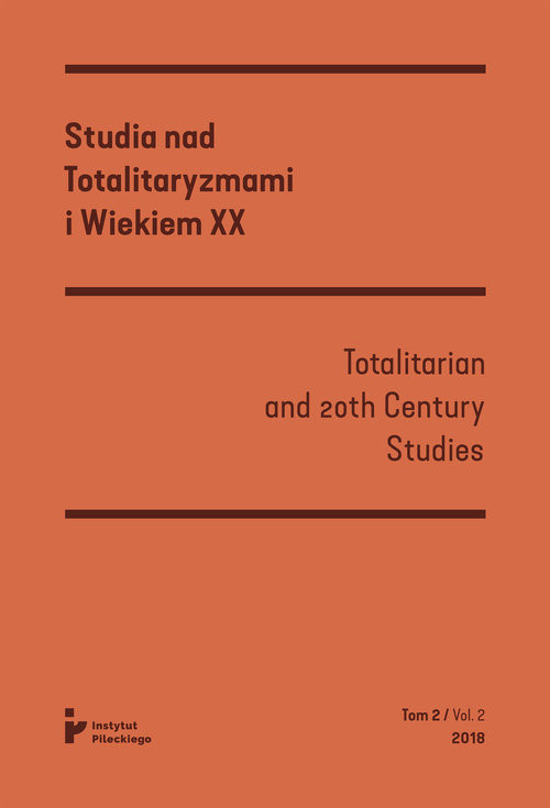 okładka Studia nad totalitaryzmami i wiekiem XX nr 2/2018 / Instytut Solidarności i Męstwa im. w. Pileckiego książka | Praca Zbiorowa
