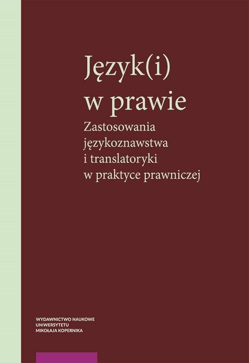 okładka Język(i) w prawie książka