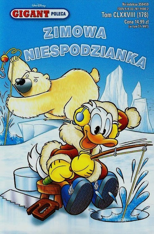 okładka Gigant 1/2015 Zimowa niespodzianka książka