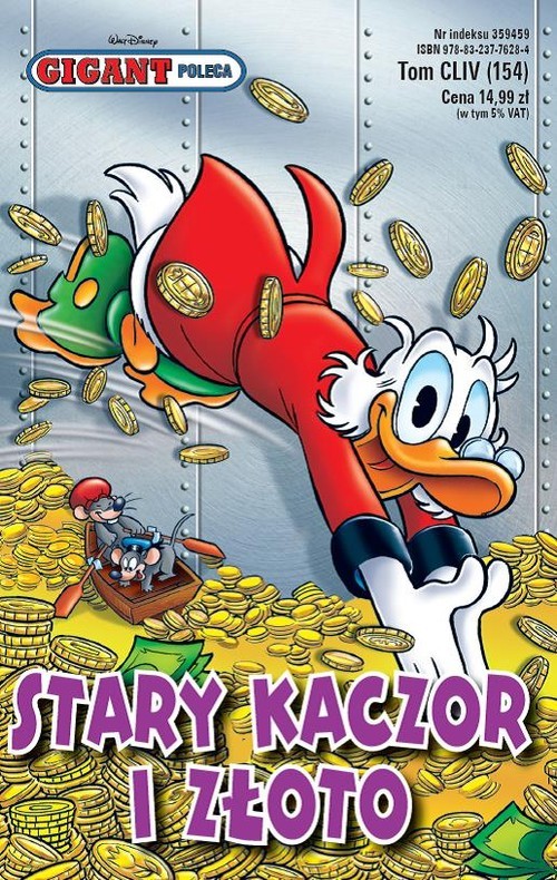 okładka Stary kaczor i złoto książka