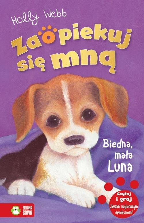 okładka Zaopiekuj się mną Biedna mała Luna książka | Holly Webb