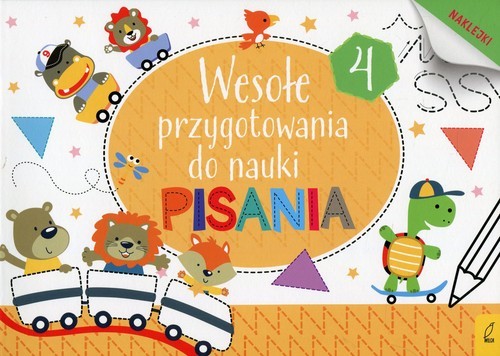 okładka Wesołe przygotowania do nauki pisania 4 książka