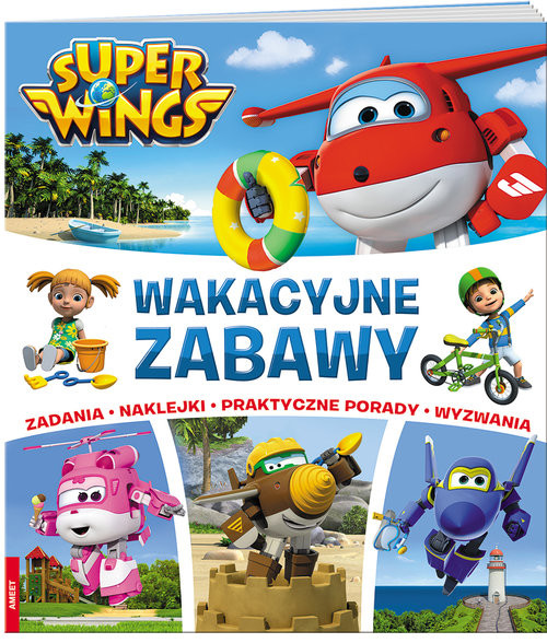 okładka Super Wings Wakacyjne zabawy STE-3101 książka