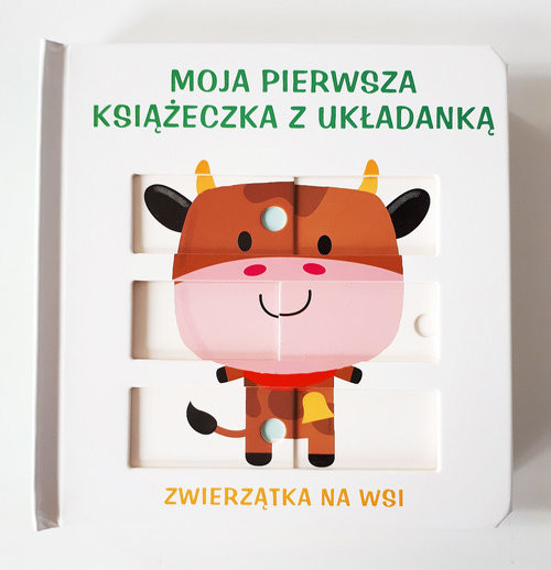 okładka Moja pierwsza książeczka z układanką - zwierzątka na wsi książka