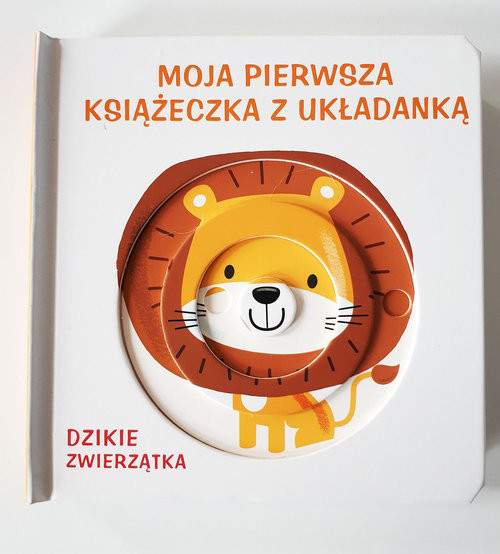 okładka Moja pierwsza książeczka z układanką - dzikie zwierzęta książka