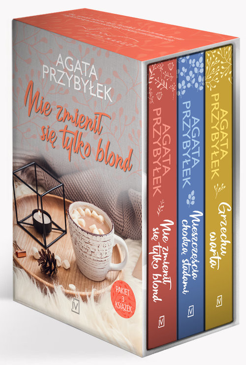 okładka Nie zmienił się tylko blond / Nieszczęścia chodzą stadami / Grzechu warta Pakiet książka | Agata Przybyłek