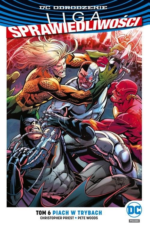 okładka Liga Sprawiedliwości Tom 6 Piach w trybach książka | Christopher Priest