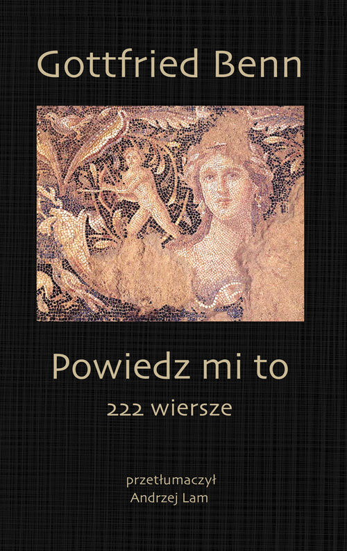 okładka Powiedz mi to 222 wiersze książka | Benn Gottfried