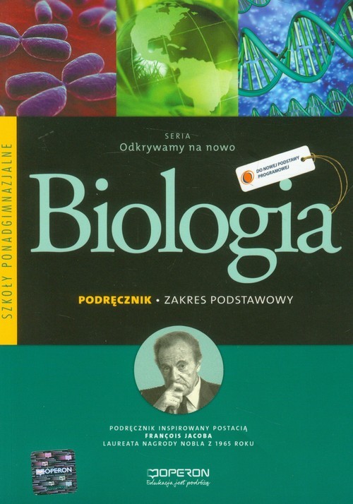 okładka Odkrywamy na nowo Biologia Podręcznik Zakres podstawowy Szkoła ponadgimnazjalna książka | Beata Jakubik, Renata Szymańska