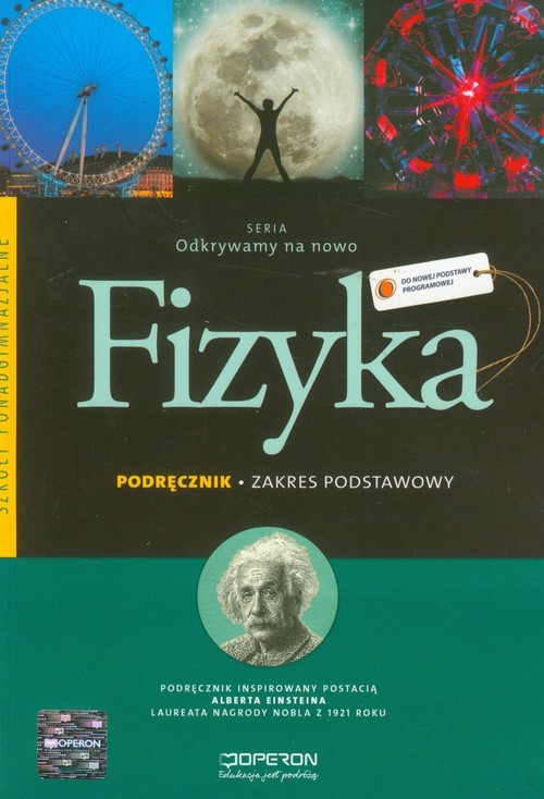 okładka Odkrywamy na nowo Fizyka Podręcznik Zakres podstawowy Szkoła ponadgimnazjalna książka | Kornaś Grzegorz