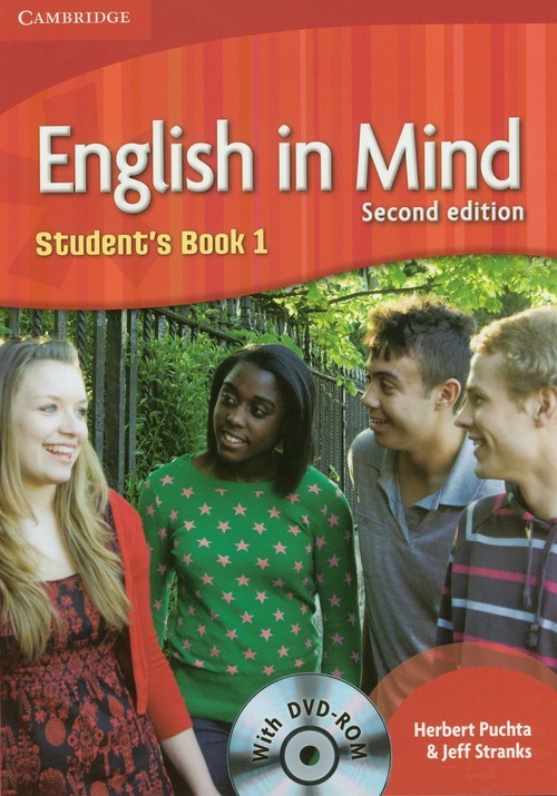 okładka English in Mind 1 Student's Book + DVD Gimnazjum książka | Herbert Puchta, Jeff Stranks