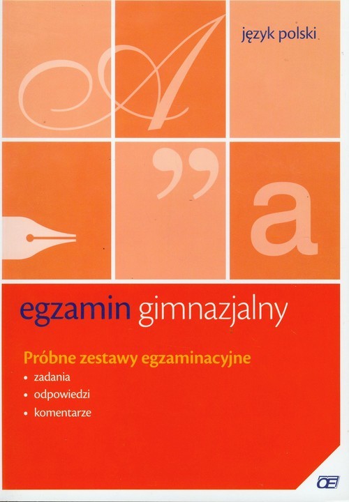 okładka Egzamin gimnazjalny Język polski Próbne zestawy egzaminacyjne gimnazjum książka | Izabela Muszyńska