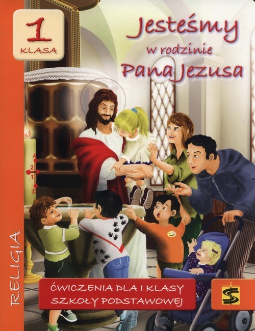 okładka Jesteśmy w rodzinie Pana Jezusa 1 ćwiczenia Szkoła podstawowa książka