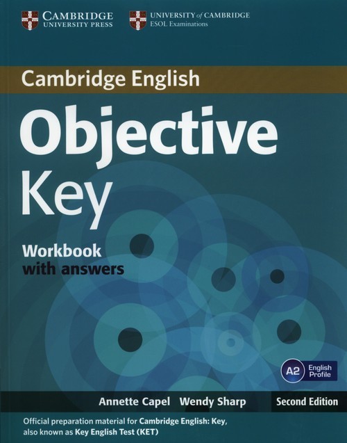 okładka Objective Key A2 Workbook with answers książka | Annette Capel, Wendy Sharp