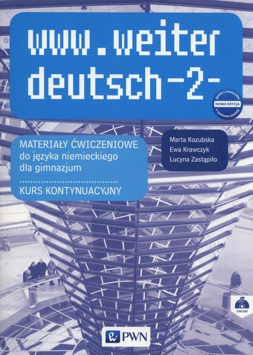 okładka www.weiter_deutsch 2 Materiały ćwiczeniowe Gimnazjum książka | Marta Kozubska, Ewa Krawczyk, Lucyna Zastąpiło