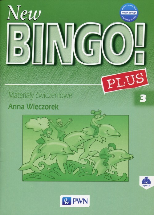 okładka New Bingo! 3 Plus Nowa edycja Materiały ćwiczeniowe z płytą CD Szkoła podstawowa książka | Anna Wieczorek