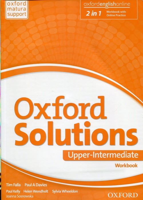 okładka Oxford Solutions Upper Intermediate Ćwiczenia książka | Joanna Sosnowska, Tim Falla, Paul A. Davies