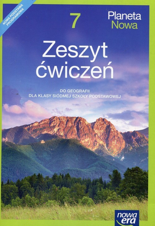 okładka Planeta Nowa Geografia 7 Zeszyt ćwiczeń Szkoła podstawowa książka | Justyna Knopik, Maria Kucharska, Przybył Ryszard
