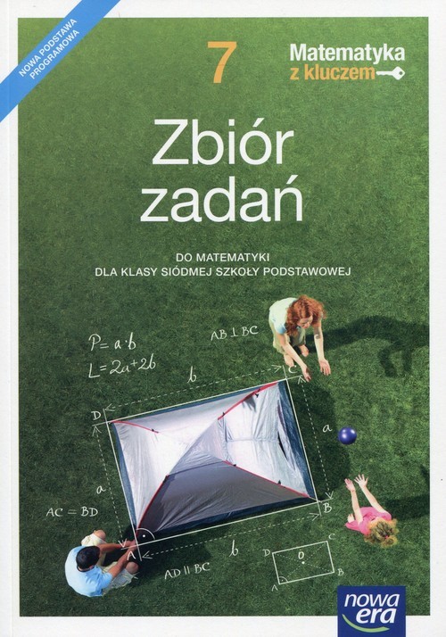 okładka Matematyka z kluczem 7 Zbiór zadań Szkoła podstawowa książka | Janowicz Jerzy
