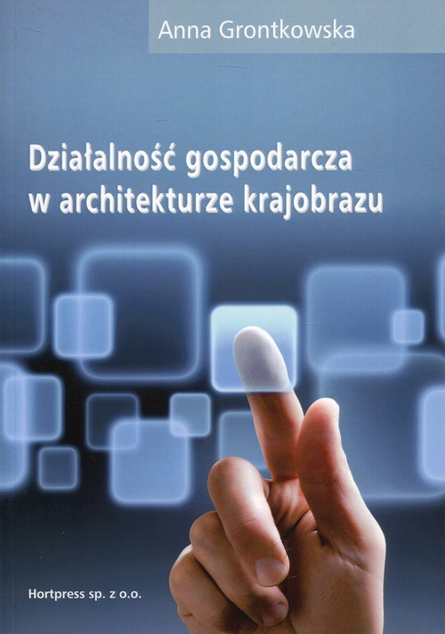 okładka Działalność gospodarcza w architekturze krajobrazu Podręcznik Technik architektury krajobrazu książka | Anna Grontkowska