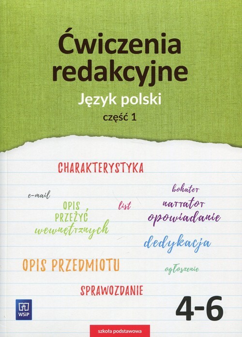 okładka Ćwiczenia redakcyjne 4-6 Język polski Część 1 Szkoła podstawowa książka | Beata Surdej, Andrzej Surdej