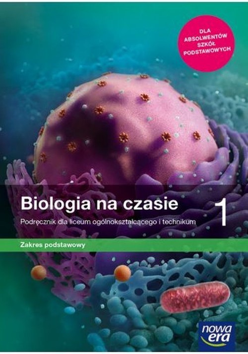 okładka Biologia na czasie 1 Podręcznik Zakres podstawowy Liceum i technikum. Szkoła ponadpodstawowa książka | Anna Helmin, Jolanta Holeczek
