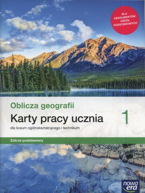 okładka Oblicza geografii 1 Karty pracy ucznia Zakres podstawowy Szkoła ponadpodstawowa książka | Maciążek Katarzyna
