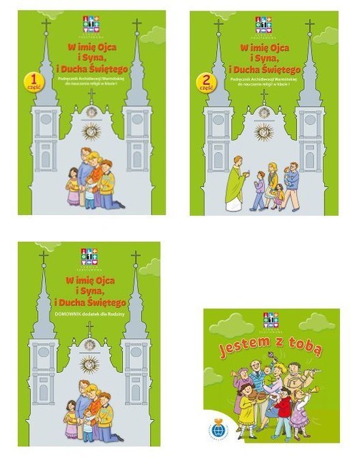 okładka W imię Ojca i Syna i Ducha Świętego Podręcznik Część 1/2 Domownik z płytą CD Szkoła podstawowa książka | Rafał Robert Szewczyk, Aneta Frączak, Sławomir Kielczyk