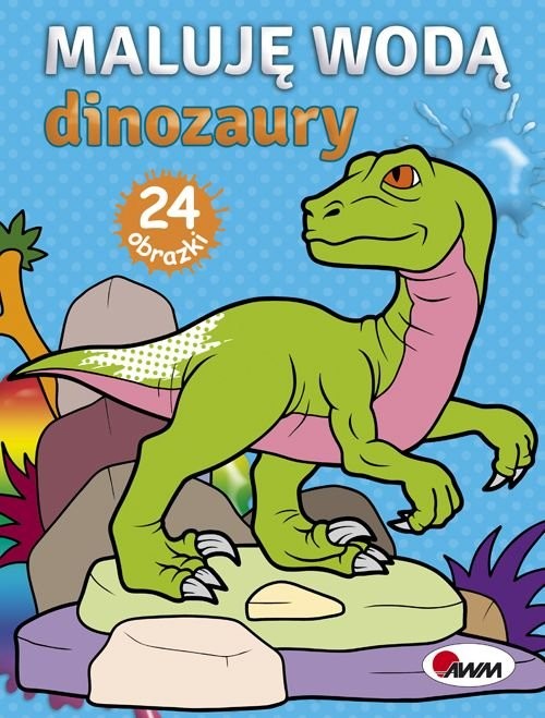 okładka Maluję wodą Dinozaury książka