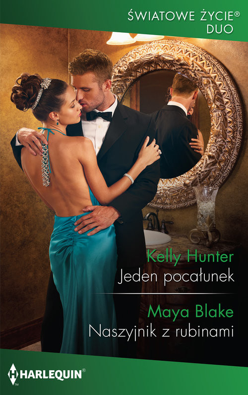 okładka Jeden pocałunek / Naszyjnik z rubinami książka | Kelly Hunter