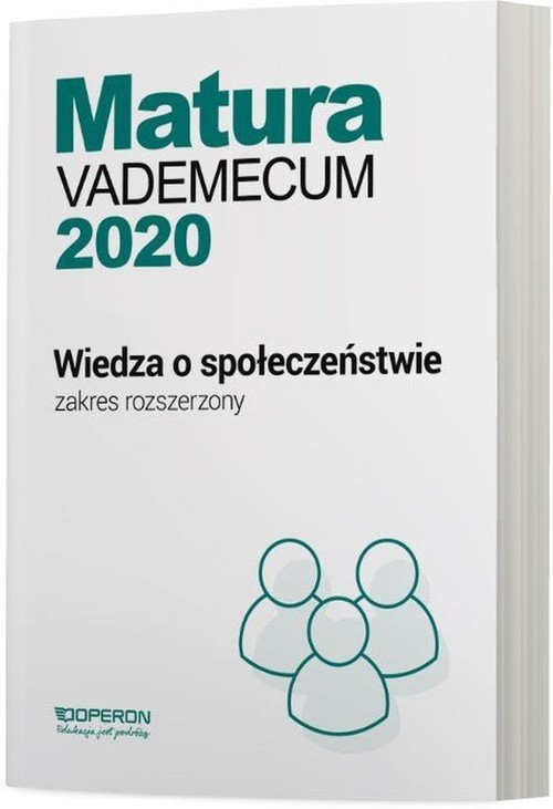 okładka Matura 2020 Vademecum Wiedza o społeczeństwie Zakres rozszerzony Szkoła ponadgimnazjalna książka | Mikołaj Walczyk, Iwona Walendziak