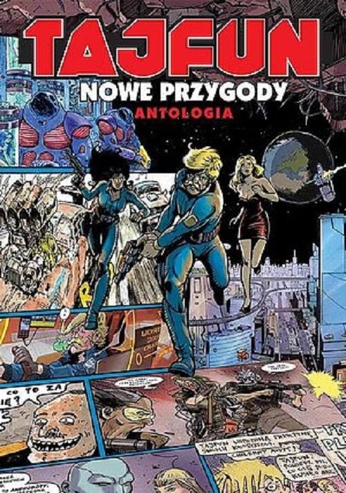 okładka Tajfun - Nowe przygody. antologia książka | Nikodem Cabała, Adam Kmiołek