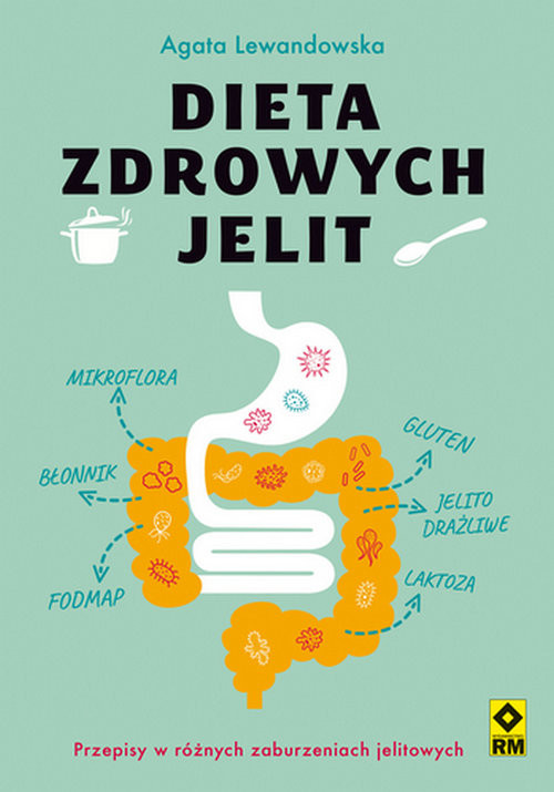 okładka Dieta zdrowych jelit książka | Agata Lewandowska
