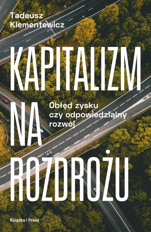 okładka Kapitalizm na rozdrożu Obłęd zysku czy odpowiedzialny rozwój książka | Tadeusz Klementewicz