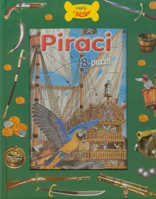 okładka Piraci 8 puzzli Książka z puzzlami książka