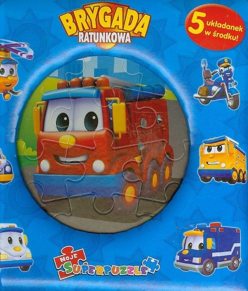 okładka Brygada ratunkowa Moje superpuzzle książka