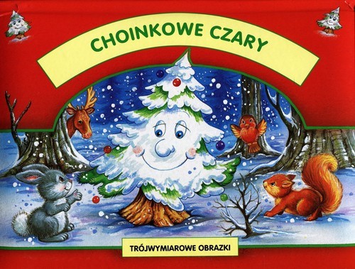 okładka Choinkowe czary Trójwymiarowe obrazki książka