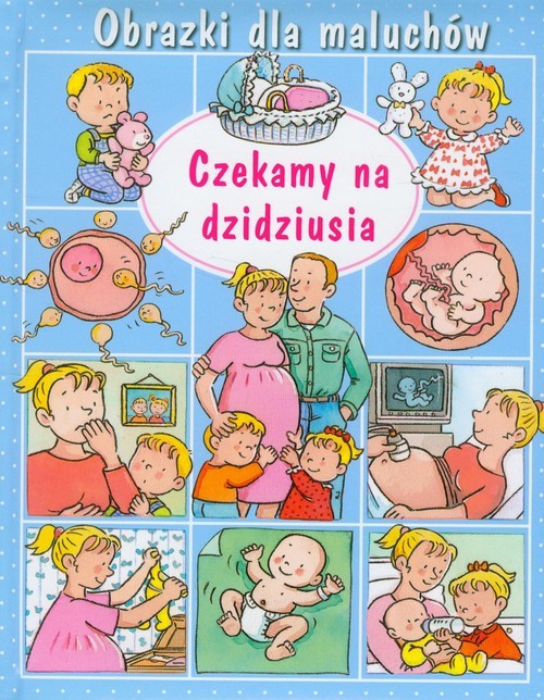 okładka Czekamy na dzidziusia Obrazki dla maluchów książka | Emilie Beaumont